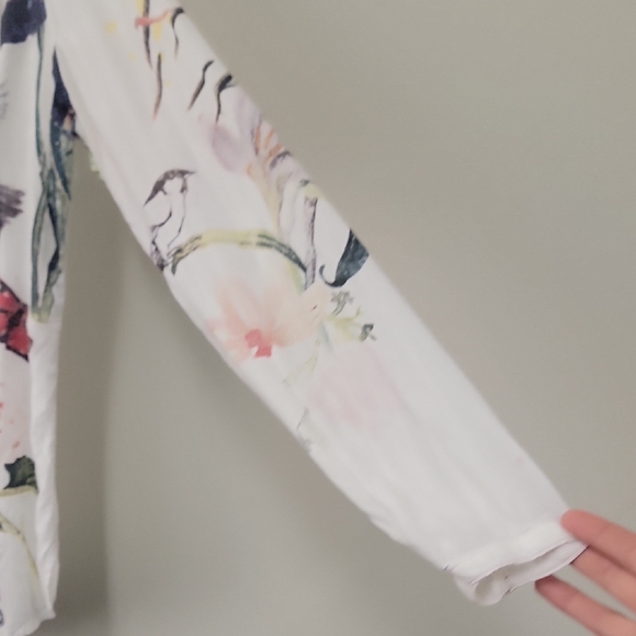 Desigual White Nature-Inspired Women's Blouse - Picture 7 of 16